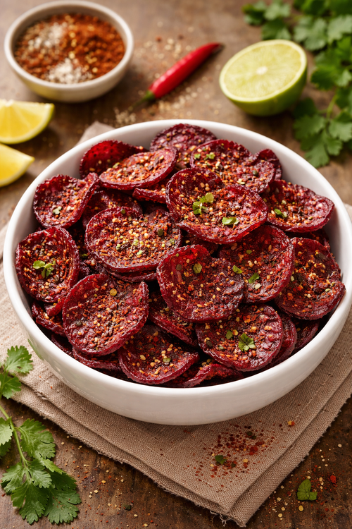Beetroots chips Desi masala - Taras Foods